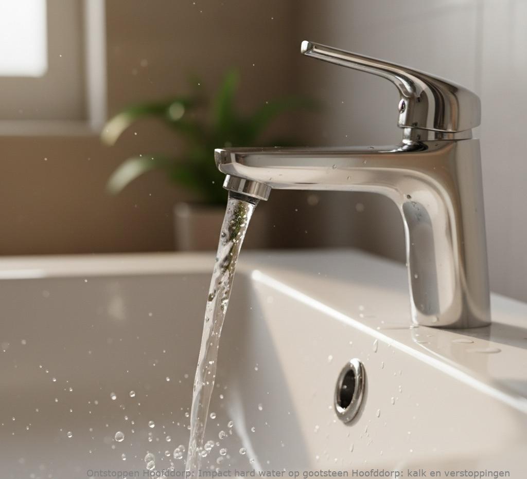 Impact hard water op gootsteen Hoofddorp: kalk en verstoppingen