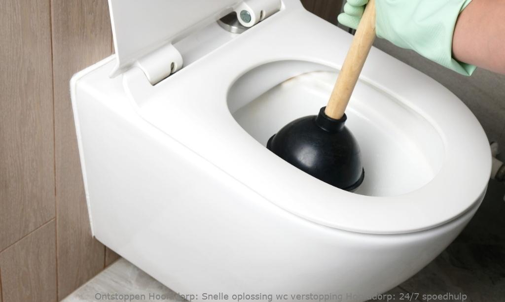 Snelle oplossing wc verstopping Hoofddorp: 24/7 spoedhulp