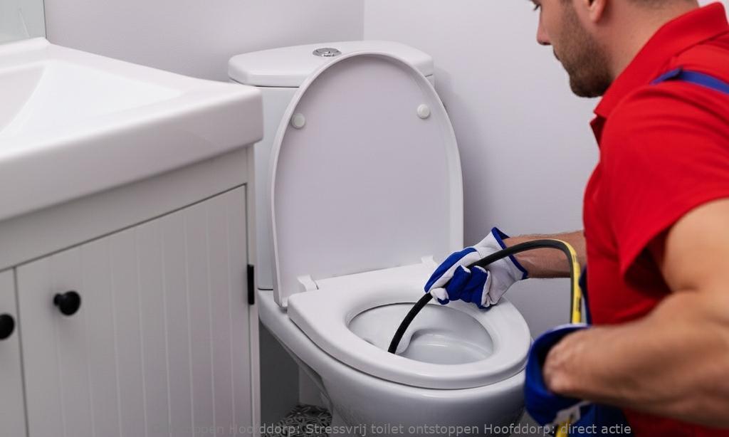 Stressvrij toilet ontstoppen Hoofddorp: direct actie