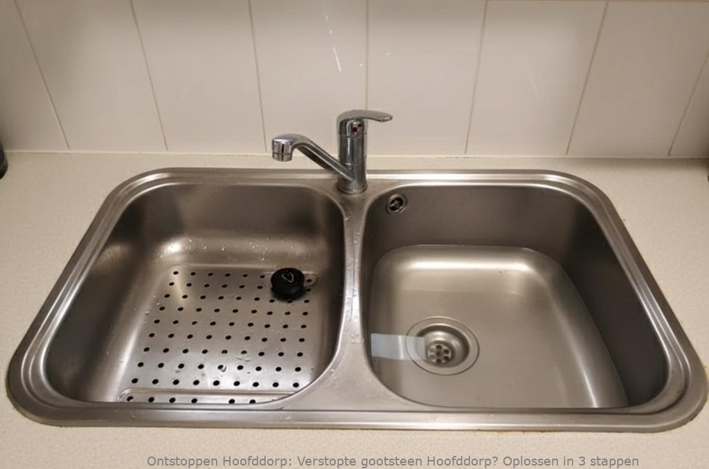 Verstopte gootsteen Hoofddorp? Oplossen in 3 stappen