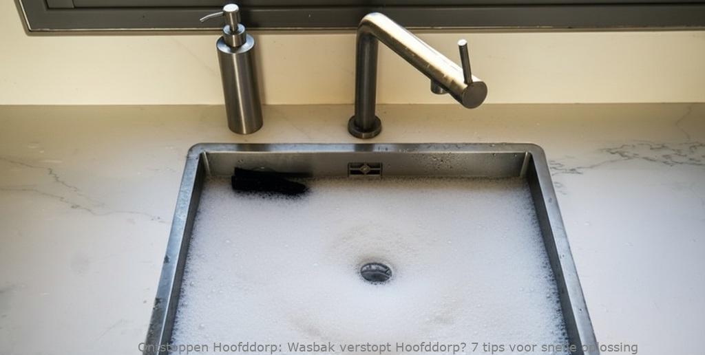 Wasbak verstopt Hoofddorp? 7 tips voor snelle oplossing